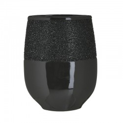 Vaza keramikinė juoda L