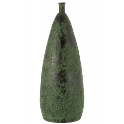 Vaza lašelio formos didelė žalia