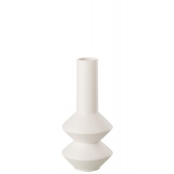 Vaza keramikinė balta S
