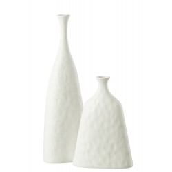 Vaza keramikinė balta L